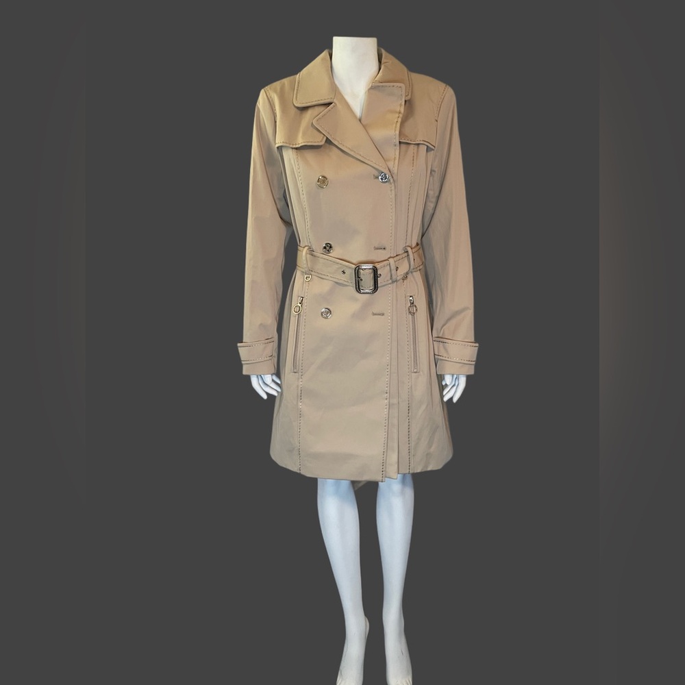 Brand new Michael Kors Trench Coat Jacket never worn, size M, color Khaki.